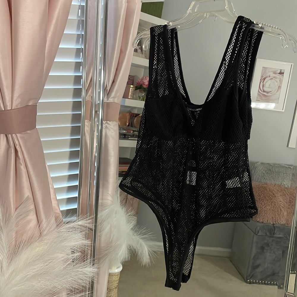Black mesh bodysuit - Picture 2 of 6